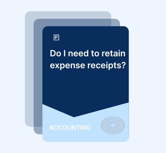 Do I need to retain expense receipts? guide