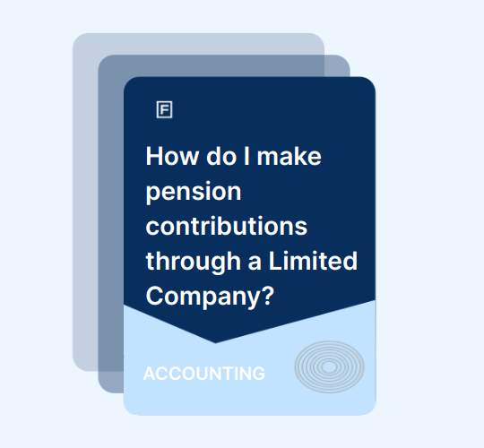 How do I make pension contributions through a Limited Company? guide