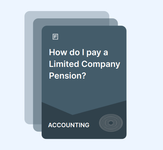 How do I pay a Limited Company Pension? guide