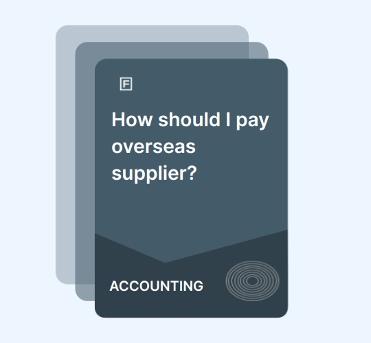 How should I pay overseas supplier? guide