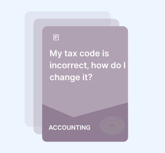 My tax code is incorrect‚ how do I change it? guide