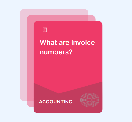 What are Invoice numbers? guide