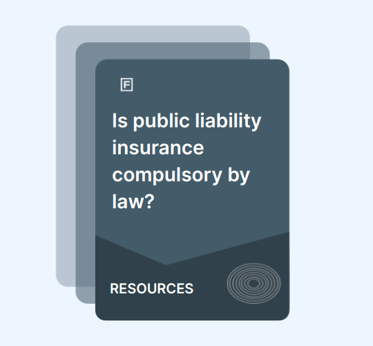 Is public liability insurance compulsory by law? guide