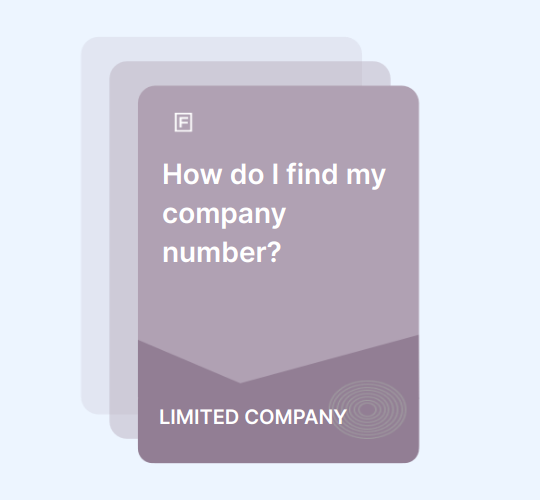 How do I find my company number? guide