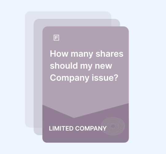 How many shares should my new Company issue? guide