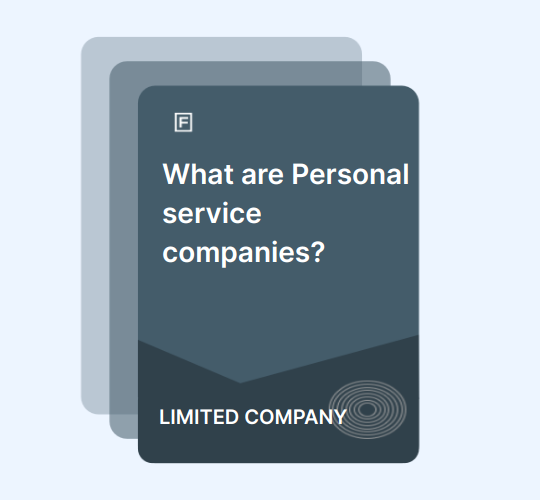 What are Personal service companies? guide