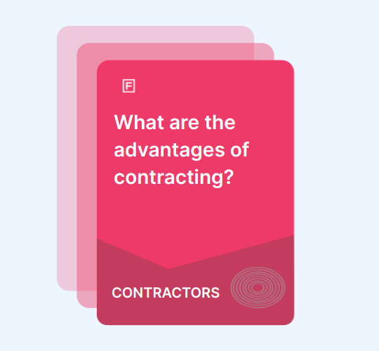 What are the advantages of contracting? guide