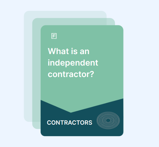 What is an independent contractor? guide
