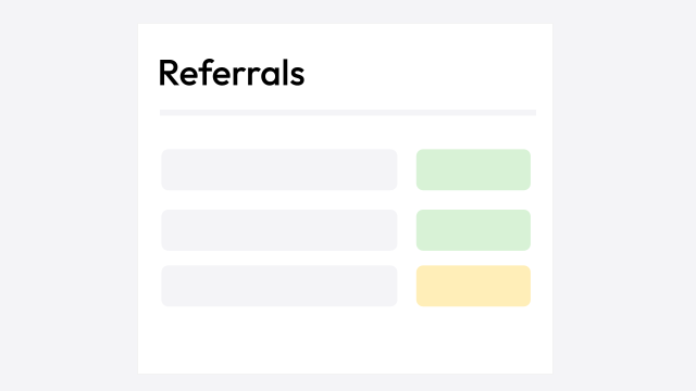 refer a friend status list